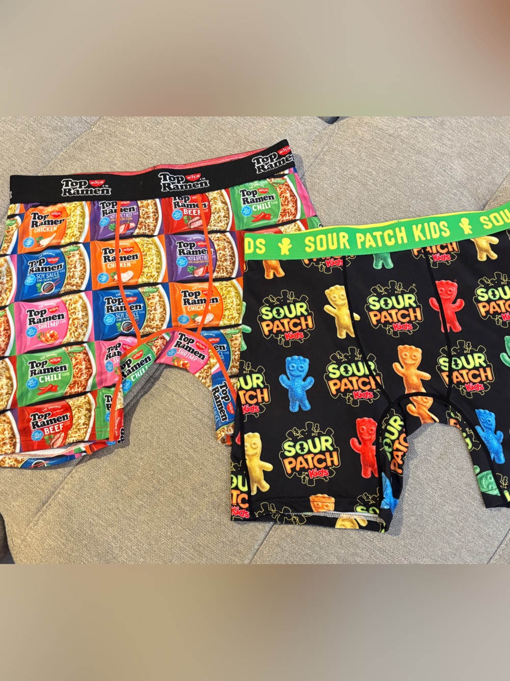 Sour Patch Kids & Top Ramen Men’s Boxer Briefs - Multicolor - 2-Pack